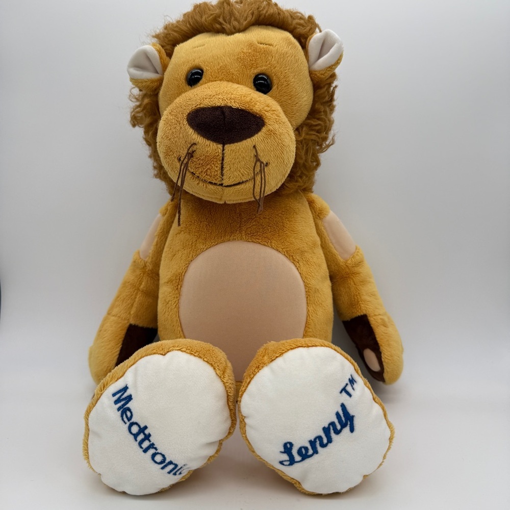 Build A Bear Lenny Lion Diabetic Buddy Medtronic. Medical Practice Toy